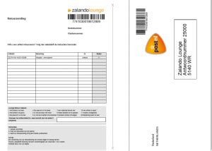 postcode zalando retour